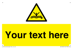 Custom Warning strong currents